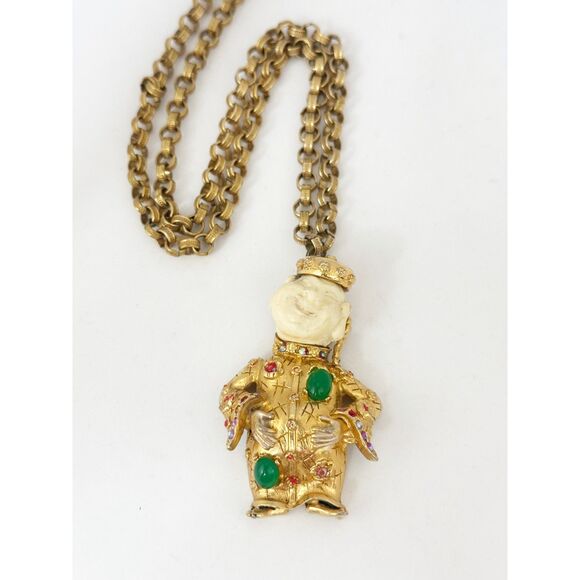 ART Arthur Pepper Laughing Buddha Pendant Necklace - Picture 3 of 8